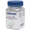 Intellinet RJ45 Modularstecker, Cat6, UTP, 2-zinkig, für Litzenleiter, 15 µ vergoldete Kontakte, 100er-Pack