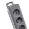 Power Extension Qoltec 50275 1.8m 5 AC Outlets Indoor Grau