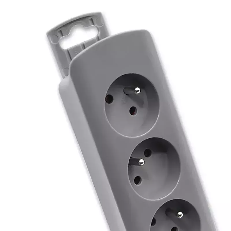 Power Extension Qoltec 50275 1.8m 5 AC Outlets Indoor Grau