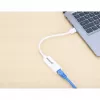 Manhattan USB-A Gigabit Netzwerkadapter, Weiß, 10/100/1000 Mbit/s Netzwerk, USB 3.0, Ethernet, RJ45, drei Jahre Garantie, entspricht USB31000SW.
