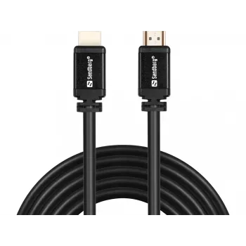 Sandberg HDMI 2.0 Kabel 19M-19M, 10 m, HDMI Typ A (Standard), HDMI Typ A (Standard), Schwarz