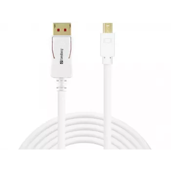 Sandberg DP-MiniDP 1.4 8K60Hz 2m, 2 m, DisplayPort, Mini DisplayPort, Stecker, Stecker, 7680 x 4320 Pixel