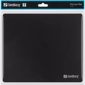 Sandberg Mauspad Schwarz, Schwarz, Monochrom