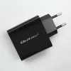 Ladegerät Qoltec 52378 Indoor AC Schnellladegerät 3A USB Type-C Schwarz