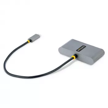 StarTech.com 4-Port USB-C Hub mit 100W Power Delivery Pass-Through – 2x USB-A + 2x USB-C – USB 3.0 5Gbps – 1ft (30cm) langes Kabel – Tragbarer USB Type-C auf USB-A/C Hub