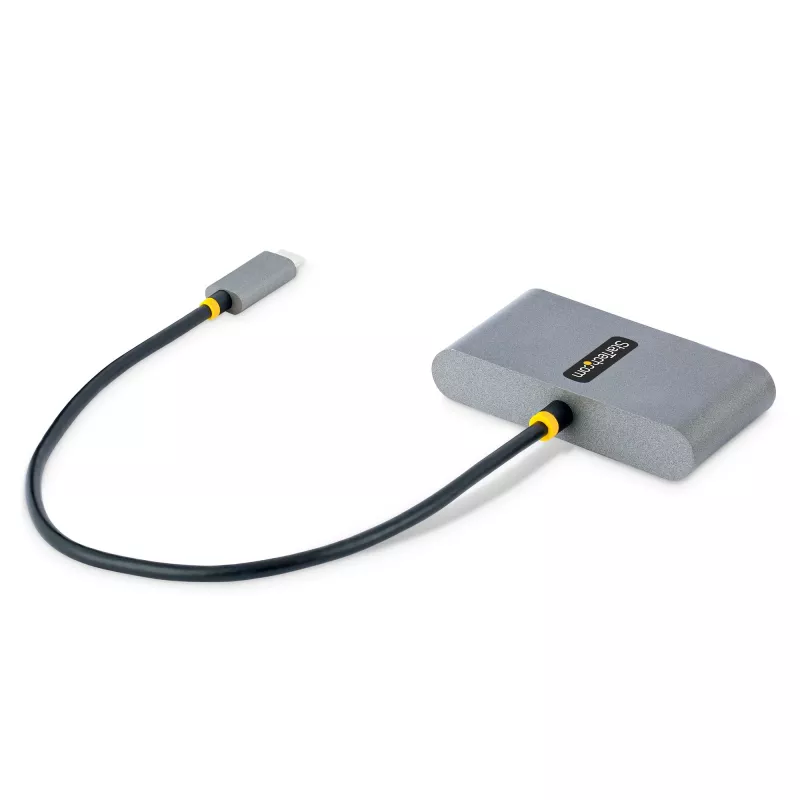 StarTech.com 4-Port USB-C Hub mit 100W Power Delivery Pass-Through – 2x USB-A + 2x USB-C – USB 3.0 5Gbps – 1ft (30cm) langes Kabel – Tragbarer USB Type-C auf USB-A/C Hub