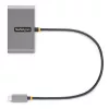 StarTech.com 4-Port USB-C Hub mit 100W Power Delivery Pass-Through – 2x USB-A + 2x USB-C – USB 3.0 5Gbps – 1ft (30cm) langes Kabel – Tragbarer USB Type-C auf USB-A/C Hub