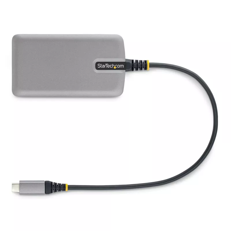 StarTech.com 3-Port USB-C Hub mit Ethernet - 3x USB-A Anschlüsse, Gigabit Ethernet RJ45, USB 3.0 5Gbit/s, busgespeist, 30 cm langes Kabel - Tragbarer Laptop USB Typ-C Hub Adapter mit Gigabit Ethernet