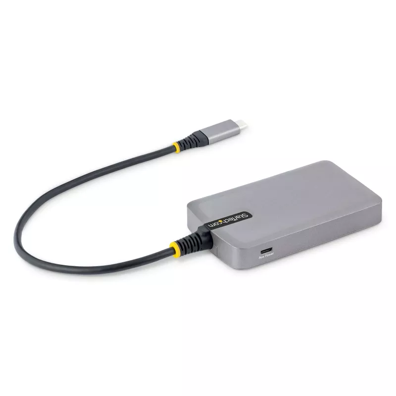 StarTech.com 4-Port USB-C Hub - 5Gbit/s - busgespeist - USB-C auf 4x USB-A Hub mit optionalem Hilfsstromeingang - tragbarer Desktop/Laptop USB Hub - 30 cm Kabel - USB Erweiterungs-Hub