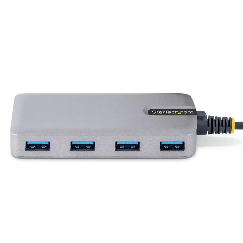 StarTech.com 4-Port USB-C Hub - 5Gbit/s - busgespeist - USB-C auf 4x USB-A Hub mit optionalem Hilfsstromeingang - tragbarer Desktop/Laptop USB Hub - 30 cm Kabel - USB Erweiterungs-Hub