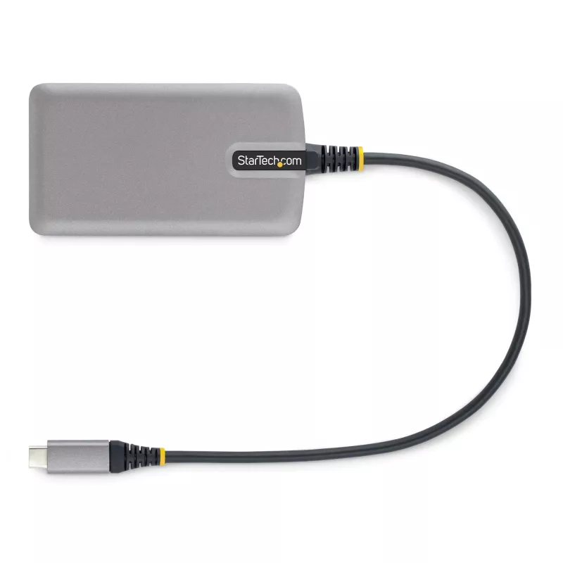StarTech.com 4-Port USB-C Hub - 5Gbit/s - busgespeist - USB-C auf 4x USB-A Hub mit optionalem Hilfsstromeingang - tragbarer Desktop/Laptop USB Hub - 30 cm Kabel - USB Erweiterungs-Hub