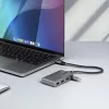 StarTech.com 4-Port USB-C Hub - 5Gbit/s - busgespeist - USB-C auf 4x USB-A Hub mit optionalem Hilfsstromeingang - tragbarer Desktop/Laptop USB Hub - 30 cm Kabel - USB Erweiterungs-Hub