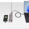StarTech.com 7-Port selbstversorgter USB-C-Hub mit individuellen Ein-/Ausschaltern, USB 3.0 5Gbps Erweiterungshub mit Netzteil, Desktop/Laptop USB-C zu USB-A Hub, USB Typ C Hub mit BC 1.2
