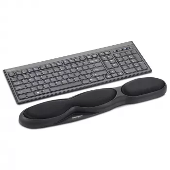 Kensington Comfort Gel Tastatur-Handballenauflage — Schwarz, Schwarz, Taiwan, 490 g, 1 Stück