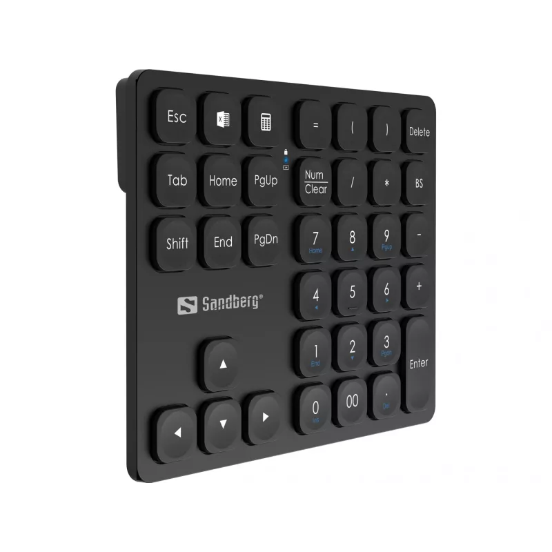 Numerisches Tastenfeld Sandberg Wireless Numeric Keypad Pro Membran 36 Tasten