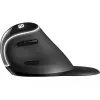 Sandberg Wireless Vertical Maus Pro, Rechtshänder, Vertikales Design, Optisch, RF Wireless, 1600 DPI, Schwarz