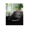 Sandberg Wireless Vertical Maus Pro, Rechtshänder, Vertikales Design, Optisch, RF Wireless, 1600 DPI, Schwarz