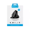 Sandberg Wireless Vertical Maus Pro, Rechtshänder, Vertikales Design, Optisch, RF Wireless, 1600 DPI, Schwarz