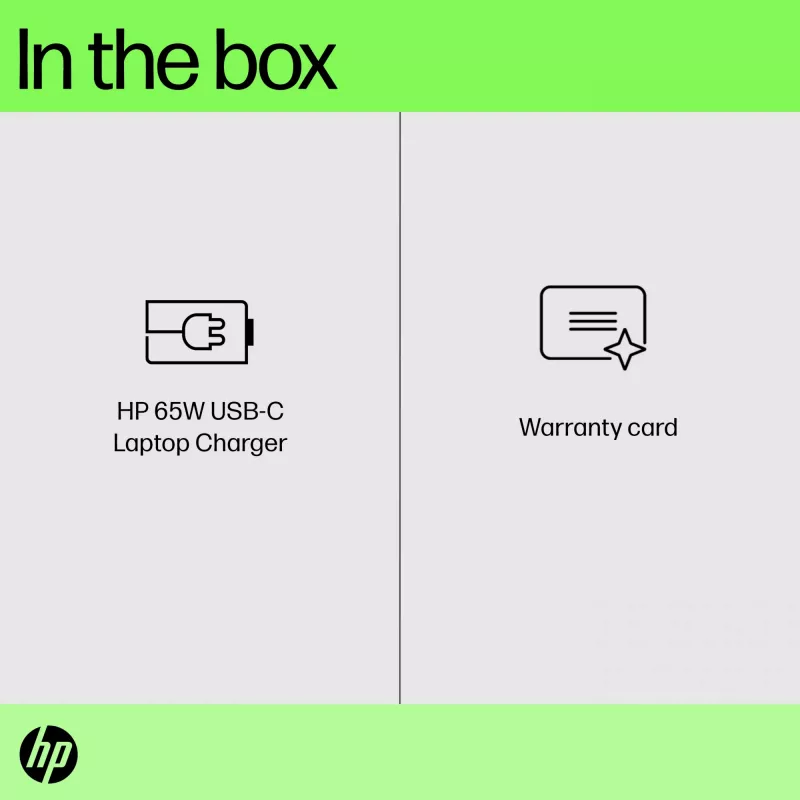HP USB-C 65W Laptop-Ladegerät, Laptop, Innenbereich, 90 V, 47 - 63 Hz, 65 W, 5 - 20 V