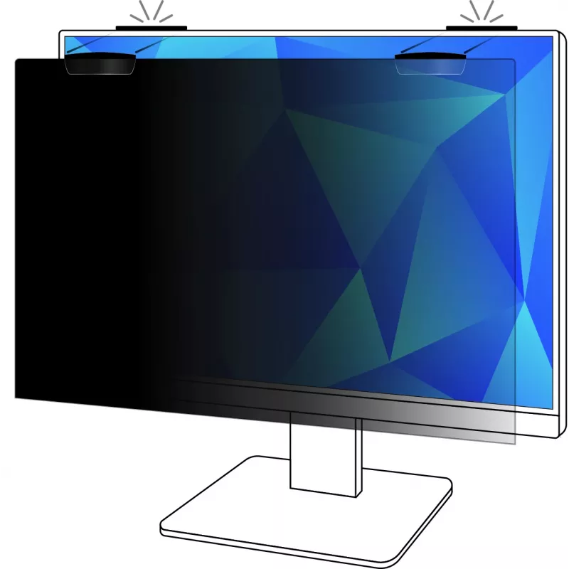 3M Blickschutzfilter für 24-Zoll-Breitbildmonitor mit COMPLY™ Magnetbefestigung, 16:9, PF240W9EM