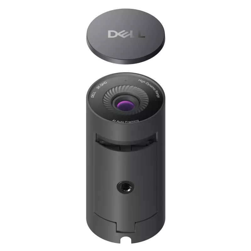DELL Pro 2K Webcam – WB5023, 2560 x 1440 Pixel, Full HD, 60 fps, 1280x720@24fps, 1280x720@30fps, 1280x720@60fps, 1920x1080@24fps, 1920x1080@30fps, 1920x1080@60fps,..., 4x, Auto