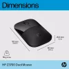HP Z3700 Dual Schwarz Maus, beidhändig, RF Wireless, 1600 DPI, Schwarz