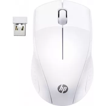 HP Wireless Maus 220 (Schneeweiß), Optisch, RF Wireless, Weiß