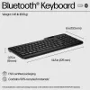 HP 460 Multi-Device Bluetooth-Tastatur, Full-Size (100%), kabellos, Bluetooth, mechanisch, Schwarz