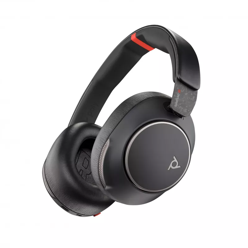 HP Poly Voyager Surround 85 UC USB-C Headset +USB-C/A Adapter +Ladestation