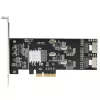 StarTech.com 8-Port SATA PCIe-Karte – PCI Express 6 Gbit/s SATA-Erweiterungskarte mit 4 Host-Controllern – SATA PCIe-Controllerkarte – PCI-e x4 Gen 2 auf SATA III – SATA HDD/SSD