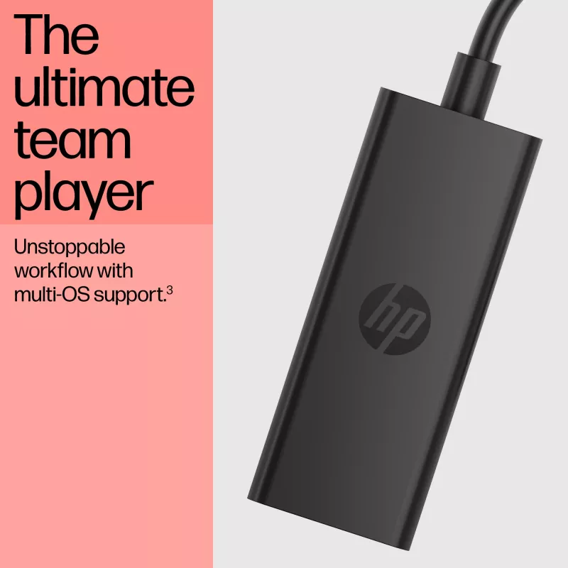 HP USB-C auf DisplayPort Adapter G2, 0,12 m, DisplayPort, USB Typ-C, Buchse, Stecker, 7680 x 4320 Pixel