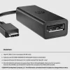 HP USB-C auf DisplayPort Adapter G2, 0,12 m, DisplayPort, USB Typ-C, Buchse, Stecker, 7680 x 4320 Pixel