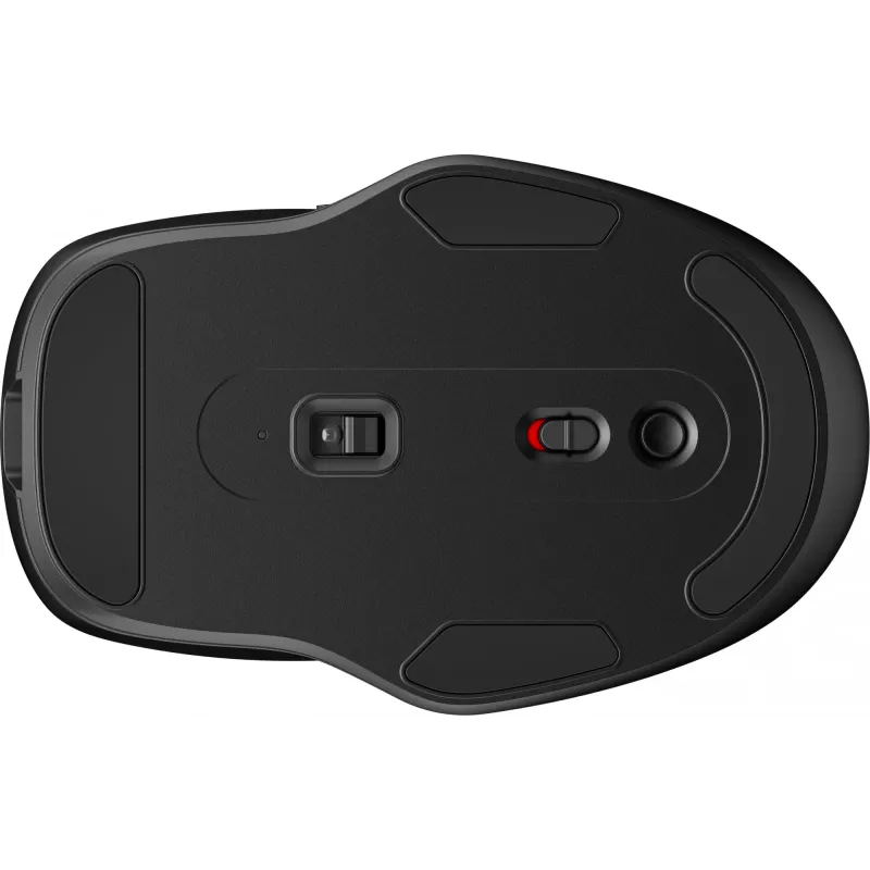 HP 510 ultraschnelle wiederaufladbare kabellose Maus, beidhändig, RF Wireless, 4000 DPI, Schwarz