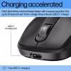 HP 510 ultraschnelle wiederaufladbare kabellose Maus, beidhändig, RF Wireless, 4000 DPI, Schwarz