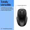 HP 510 ultraschnelle wiederaufladbare kabellose Maus, beidhändig, RF Wireless, 4000 DPI, Schwarz