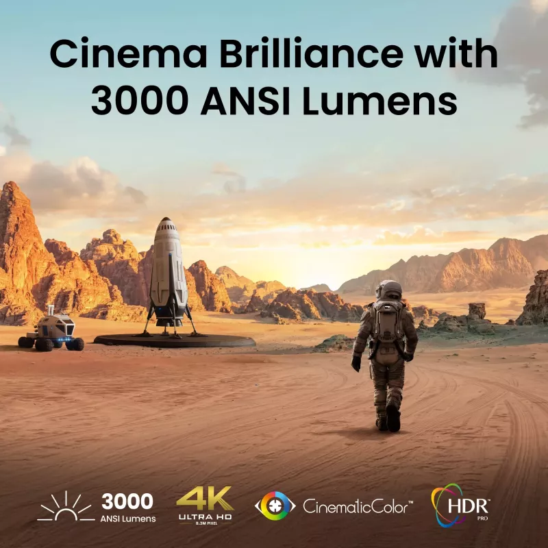 BenQ TK705i｜4K HDR 3000lm Heimkino-Projektor für Filme und Gaming