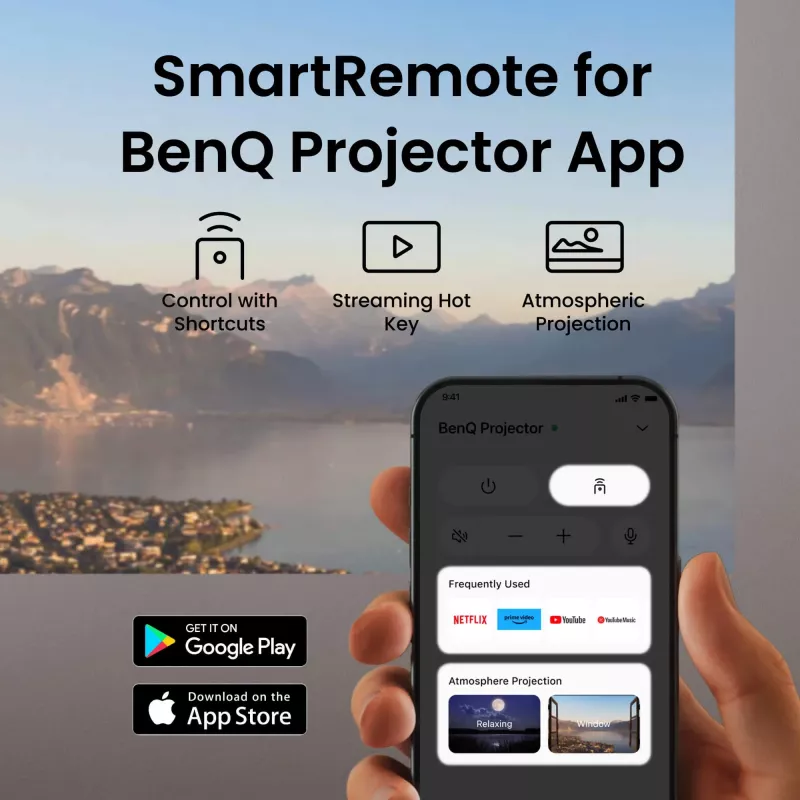 BenQ TK705i｜4K HDR 3000lm Heimkino-Projektor für Filme und Gaming