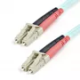 StarTech.com 1m (3ft) LC/UPC zu LC/UPC OM3 Multimode Glasfaserkabel, Vollduplex 50/125µm Zipcord Glasfaserkabel, 100G, geringe Einfügedämpfung, LSZH Glasfaser-Patchkabel