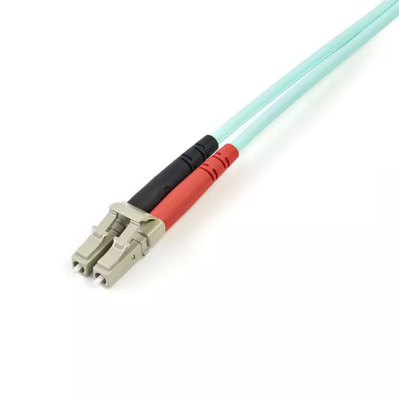 StarTech.com 2m (6ft) LC/UPC zu LC/UPC OM3 Multimode-Glasfaserkabel, Vollduplex 50/125µm Zipcord-Kabel, 100G, geringe Einfügedämpfung, LSZH Glasfaser-Patchkabel