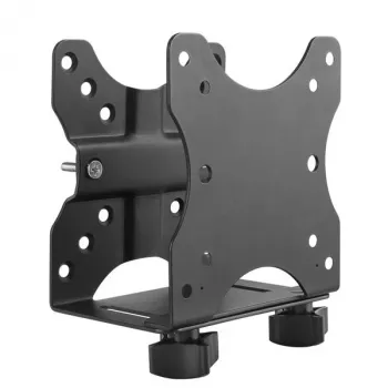 StarTech.com ACCSMNT Thin-Client-Halterung – VESA-Montagehalterung, für Intel NUC / Mac Mini, kleiner Desktop, 5 kg, Schwarz, Kunststoff/Stahl