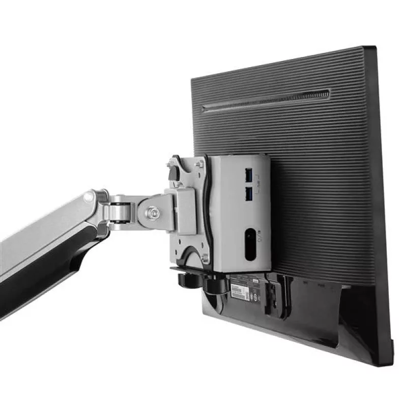 StarTech.com Thin-Client-Halterung – VESA-Montagehalterung, Monitorständer-CPU-Halter, Kleiner Desktop, 5 kg, 75 x 75, 100 x 100 mm, Schwarz, Kunststoff, Stahl