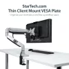 StarTech.com Thin-Client-Halterung – VESA-Montagehalterung, Monitorständer-CPU-Halter, Kleiner Desktop, 5 kg, 75 x 75, 100 x 100 mm, Schwarz, Kunststoff, Stahl