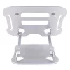 StarTech.com Laptopständer für den Schreibtisch, Ergonomischer Laptopständer höhenverstellbar, Aluminium, Tragbar, Unterstützt bis zu 10 kg, Faltbarer Laptophalter für den Schreibtisch – Abgewinkelte Notebook-Erhöhung/Ständer