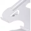 StarTech.com Laptopständer für den Schreibtisch, Ergonomischer Laptopständer höhenverstellbar, Aluminium, Tragbar, Unterstützt bis zu 10 kg, Faltbarer Laptophalter für den Schreibtisch – Abgewinkelte Notebook-Erhöhung/Ständer