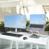 StarTech.com Laptopständer für den Schreibtisch, Ergonomischer Laptopständer höhenverstellbar, Aluminium, Tragbar, Unterstützt bis zu 10 kg, Faltbarer Laptophalter für den Schreibtisch – Abgewinkelte Notebook-Erhöhung/Ständer