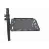 StarTech.com Mobiler Projektor- und Laptop-Ständer/Wagen – robuster tragbarer Projektorständer (2 Ablagen, je 10 kg belastbar) – höhenverstellbarer Rollwagen für Präsentationen mit abschließbaren Rollen