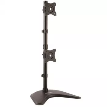 StarTech.com Dual-Monitor-Stand – Vertikal, freistehend, 10 kg, 33 cm (13 Zoll), 68,6 cm (27 Zoll), 100 x 100 mm, Schwarz