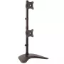 StarTech.com Dual-Monitor-Stand – Vertikal, freistehend, 10 kg, 33 cm (13 Zoll), 68,6 cm (27 Zoll), 100 x 100 mm, Schwarz