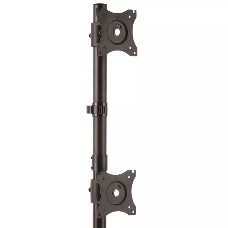 StarTech.com Dual-Monitor-Stand – Vertikal, freistehend, 10 kg, 33 cm (13 Zoll), 68,6 cm (27 Zoll), 100 x 100 mm, Schwarz
