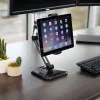 StarTech.com Verstellbarer Tabletständer mit Arm – schwenkbar – wandmontierbar